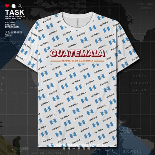 Republic of Guatemala Guatemalan GTM Quick Dry t shirt sports t-shirt clothing mens mens shirts Breathable summer clothes