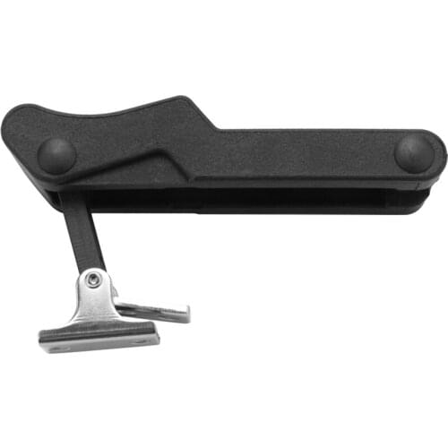 Flexible Door Draw Latch Lock 3.8 inch Replacement Soft Rubber Black Over-Center C7-10