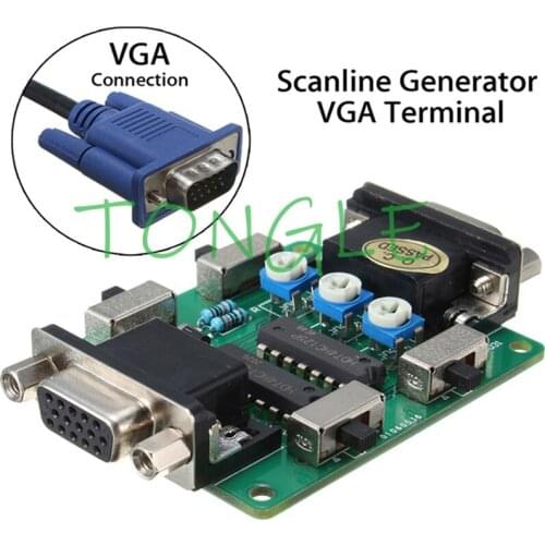 Hot Sale Arcade Scanline Generator Screen VGA Connection Scan Line Video Effect Generator Power Supply for Retro Games Gamers