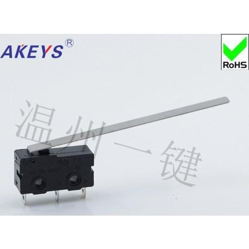 20PCS Mouse Switch Rectangular Micro Switch Mouse Key Three-legged Pressure Handle MS-014 Internal Buckle Handle Length 55MM