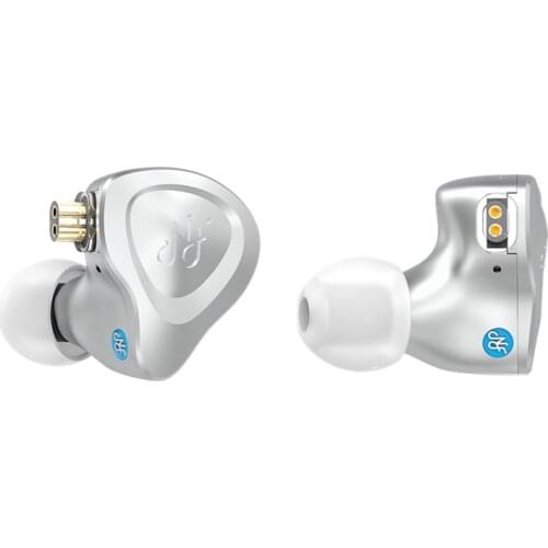 NF Audio NM2+ Dual Cavity Dynamic In-ear Monitor Earphone Aluminum shell with Adaper(6.35 to 3.5) 2Pin Detachable Cable NF NM2