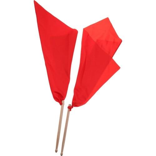 Practical 2pcs Wood Drumsticks Mallets Rods with Towel for Waist Drum Tupan 25cm/9.84