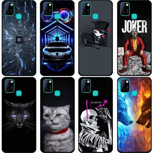 Back Soft Silicone Phone Covers for Infinix Hot 10 for Hot 10 Play 2021 Mobile Phone Cases for Hot 10 Lite X657 Bags