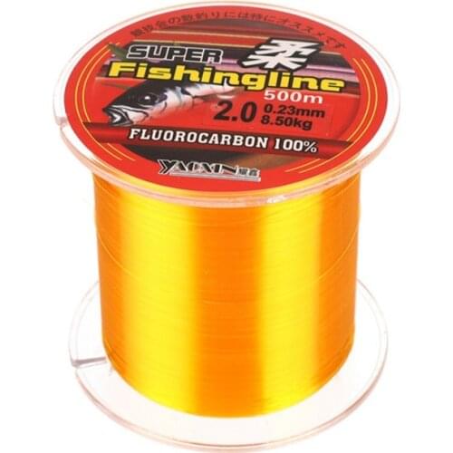 1pc 500m/300m/200m/100m Fishing Line Braided Wire Super Strong Monofilament Nylon Fishing Accessories Pink/Gold