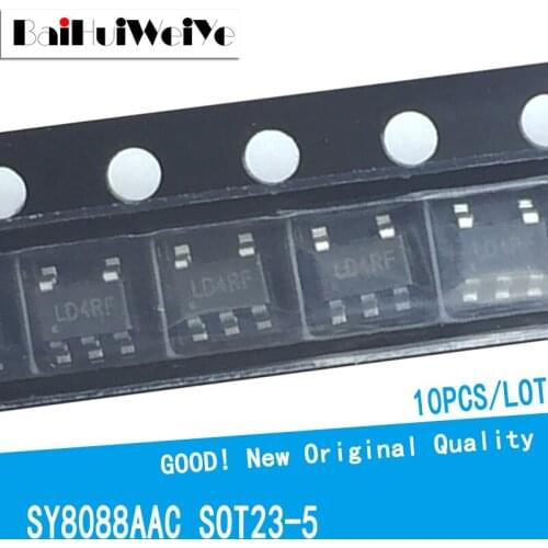 10PCS/LOT SY8088AAC SY8088AA SY8088A SY8088 TRANSISTOR LD DC-DC SOT23-5 SMD New Original IC Amplifier Chipset Good Quality