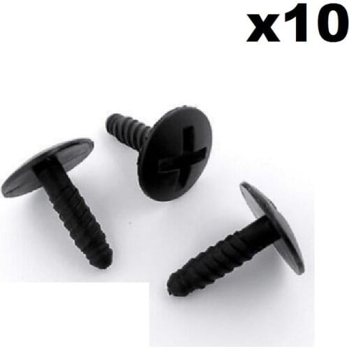 10x For FORVW Volkswagen T5 Transporter LT Headlight Engine Battery Grille Cover Screws