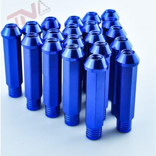 20Pcs/Set JDM Universal Car Racing Vehicle Wheels Lug Nuts for M12x1.2 With Logo