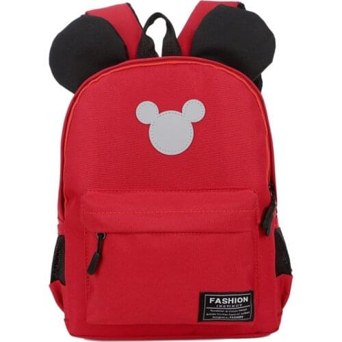 2019 Fashion Kids School Bags Kindergarten Children Cartoon Mickey School Bags Minnie Backpack Waterproof Schoolbags Satchel