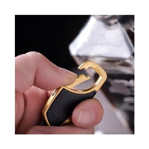 Car-Styling Metal Key Ring Cowhide KeyChain For Suzuki SX4 SWIFT Alto Liane Grand Vitara jimny S-cross Splash Kizashi