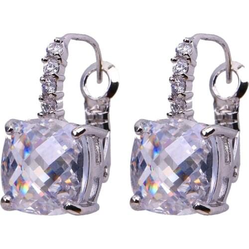 Bettyue Brand Hot Fashion Luxury Charm AAA Cubic Zircon Multicolor Square Jewelry Earrings For Woman Florid Wedding Party Gift