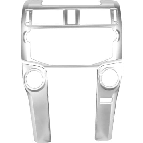 For Toyota 4Runner 2010+ Car Central Console GPS Trim Air Conditioner Adjust Switch Button Frame Stickers Interior Accessory