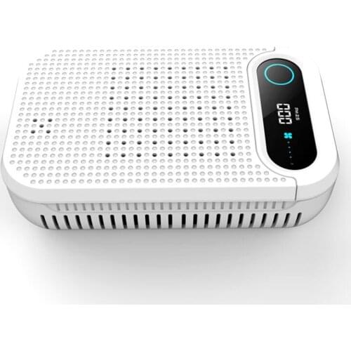 E-W Smart sensor Hepa Filter Car Air Purifier Fresh Air Anion Ionic Purifier Oxygen Bar Ozone Ionizer Cleaner Car accessories