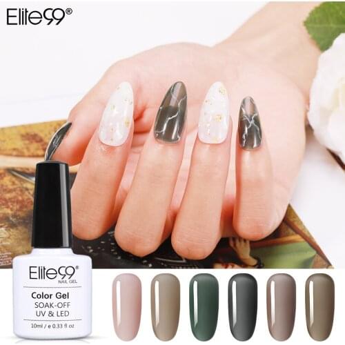 Elite99 10ml Galaxy Gray Gel Varnish Soak Off Jelly UV Gel Nail Polish Gellak Semi Permanent Primer For Nails Gel Varnishes