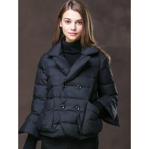 Duck down short thin winter coat, female Korean thick warm jacket, park chamarras de Mujer xmxd8602