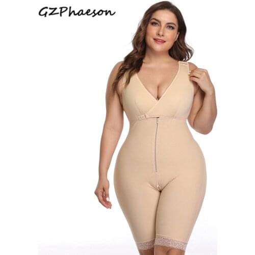 Women Waist Trainer Body Shaper Bodysuit Full Body Shapewear Slimming Sheath Overbust Fajas Corset Girdles Corrective Underwear