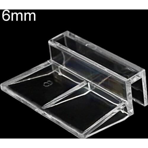10 Pcs 6mm/8mm/10mm Fish Tank Acrylic Clips Lid Cover Support Holder Bracket Clamp Stand Aquarium Supply