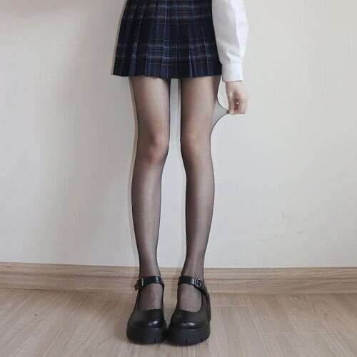 Summer Super Thin Silk Stockings Womens Underwear High School Student Hosiery Costumes Nylon Beauty Leg Pantyhose New Arrive