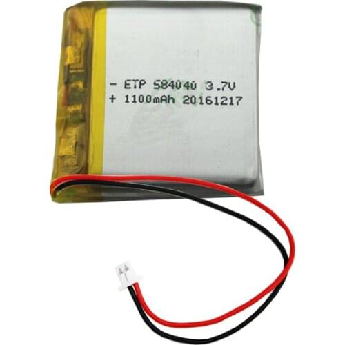 Lithium polymer battery 584040 3.7v 1100mAh beauty instrument GPS locator Bluetooth speaker