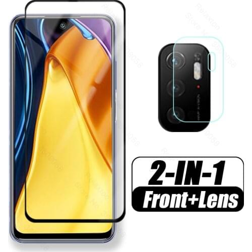M3pro case camera lens protector cover for xiaomi poco poko little m 3 m3 pro 5g 2021 6.5'' tempered glass film coque pocom3 pro