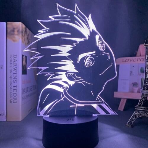 Manga Anime Night Light Haikyuu Koutarou Bokuto for Bedroom Decor Nightlight Kids Child Birthday Gift 3d Lamp Bokuto Haikyu