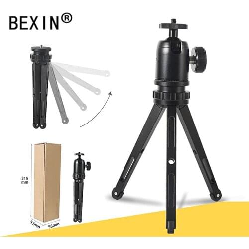 BEXIN Mini Tripod Camera Stand Mount Adapter Desktop Bracket Photography Shooting Pocket Tripod for DSLR camera cell phone