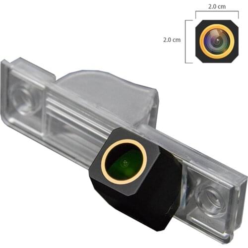 Misayaee Golden HD Car Rear View Reverse Backup Camera Plate Light for MG GT 2015-2017 Night Vision Waterproof 1000 TV Lins