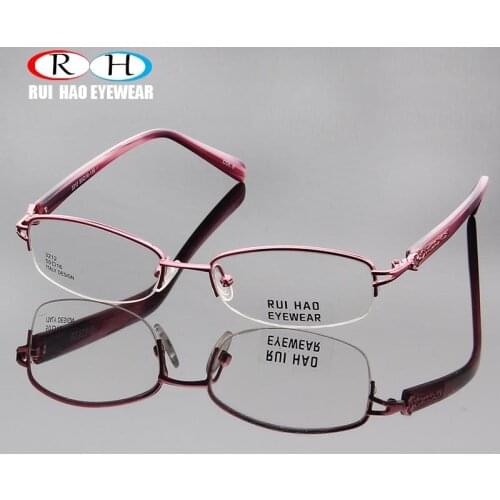 Fashion Eyeglasses Frame Women TR90 Temple Design Popular Glasses Frames Super Light Optical Prescription Spectacles Womens