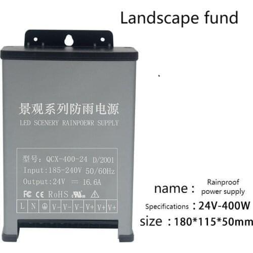 Led rainproof switching power supply 5v12v24v60w200w400w500w outdoor advertising signboard light box transformer SUSWE