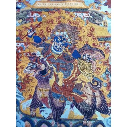 Tibet Nepal tara hair golden Buddha guanyin exorcism peace wealth thangkas