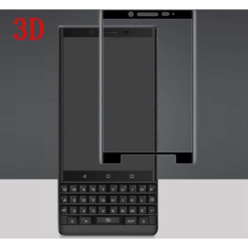 3D 9H Full Cover Explosion-proof Screen Protector Protective film For Blackberry keytwo 2 Tempered Glass film For key two 2 key2