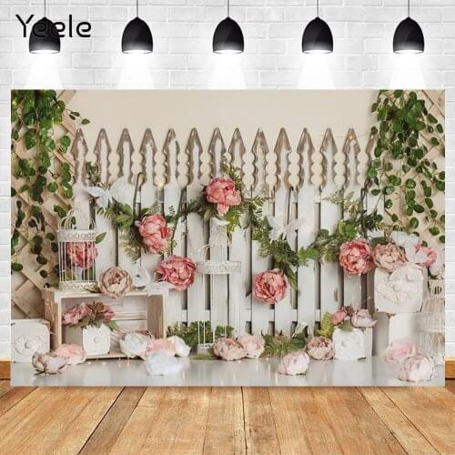 Yeele Backdrop Spring Flower Baby Birthday Party Wedding Room Interior Photo Background Photography For Photo Studio Photophone