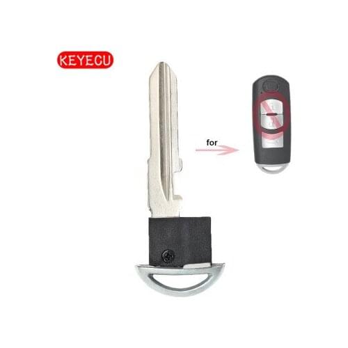Keyecu Remote Key Blade Replacement for Mazda 3 6
