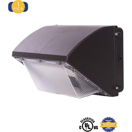 5 Pack 60W 100W LED wall pack lamp Waterproof ip65 garden lighting AC100-277V wall pack light