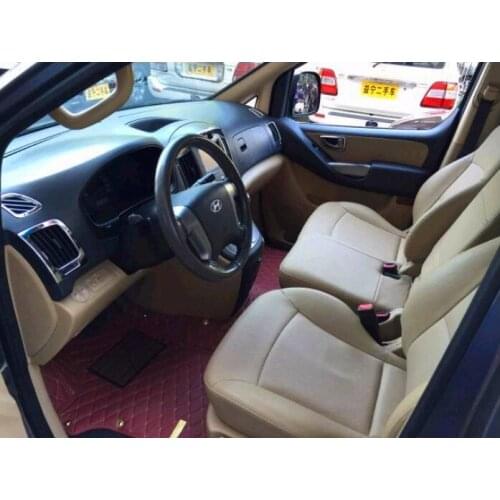 Custom car floor mats + trunk mats for Hyundai Grand Starex 8 9 seats 2019 waterproof durable carpets for Grand Starex 2018-2010