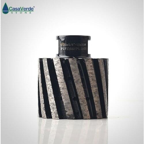 Free shipping zero tolerance drum wheels 5/8-11 thread diamond metal grinding wheels for granite and marble