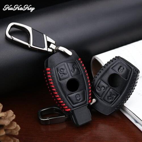 Car Key Case Cover For Mercedes Benz W203 W210 W211 W202 W204 AMG C E S CLS CLK CLA SLK W205 W212 W124 Protective Key Shell Skin