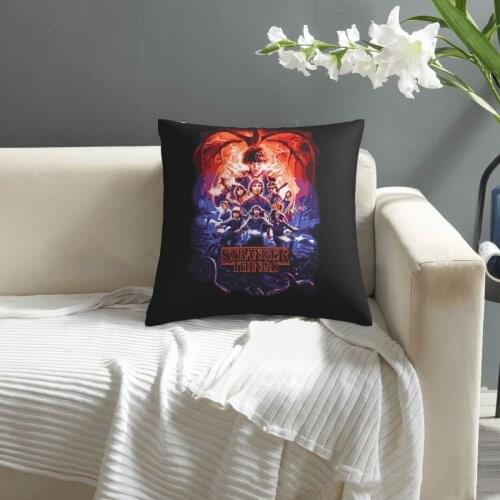 Stranger Things Group Shot Poster Fade pillowcase printed cushion cover sofa waist pillow pillow cover
