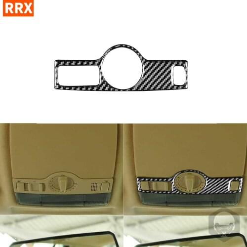 Black Carbon Fiber Sticker Reading Light Decorative Trim Interiors Protector Accessories For Volkswagen VW Golf 4 MK4 1999-2004