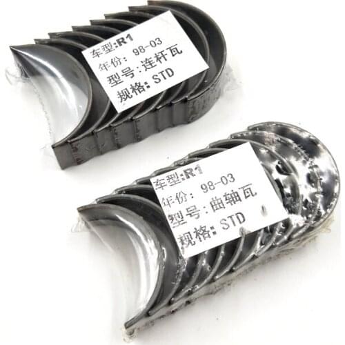 For YAMAHA YZF-R1 YZF R1 1998-2003 Motorcycle 1 sets STD Piston bearing Connecting rod tile & crankshaft tile / Shell
