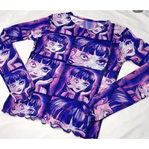 Kawaii clothes egirl tshirt punk clothes shirt women sexy women sexy tops harajuku tshirt aesthetic shirts vintage shirts