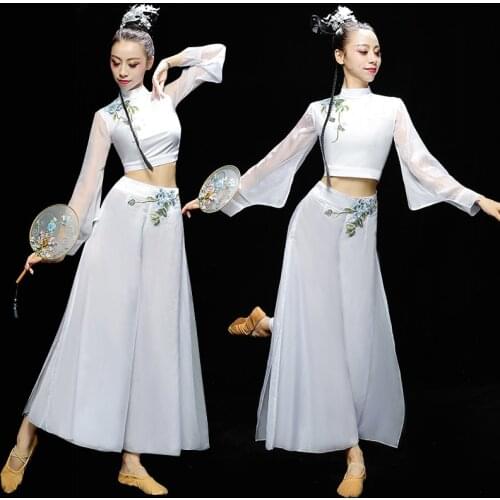 Chinese traditional dance classical ethnic Chinese dance costumes ancient chinese national costume stage dance wear TA2284