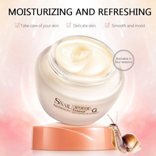 Snail Face Cream Collagen Anti-Wrinkle Anti-Aging Facial Day Cream Hyaluronic Acid Moisturizer Nourishing Skin Serum Care TSLM2