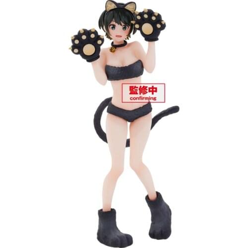 Rent Girlfriend Rinatsu Sarashina Cat Cat Model Pvc Model Cartoon Toys Anime Toys Gift Collectibles Model Toys