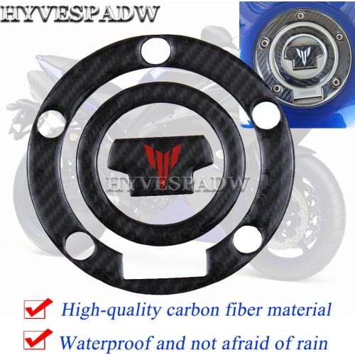 Tank Pad Decorative Protector Carbon Fiber Fuel Tank Cover Protection Sticker MT Logo for Yamaha MT FZ 01 03 07 09 10