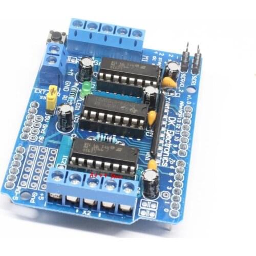 Freeshipping L293D motor control shield motor drive expansion board FOR Arduino motor shield