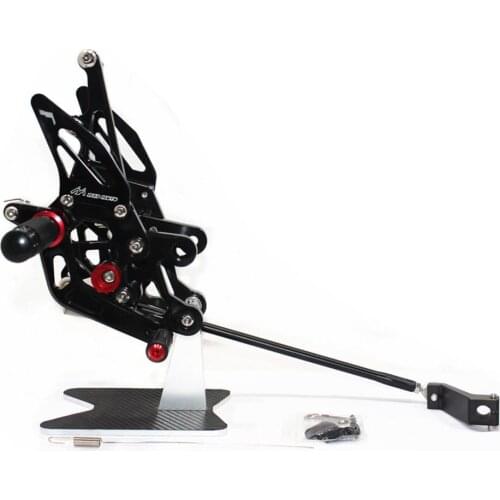 CNC Adjustable Footrests Foot Pegs Rider Rearsets Foot Rest Pedal For Yamaha FZ1 2006-2016 & FZ8 2010 2011 2012 2013 non-ABS