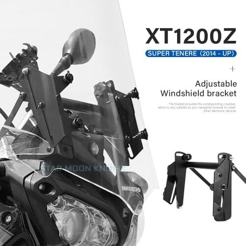 Motorcycle Windscreen Adjusters Windshield Bracket Support kits Fit For Yamaha Super Tenere XT1200Z XTZ1200 XTZ 1200 Z 2014