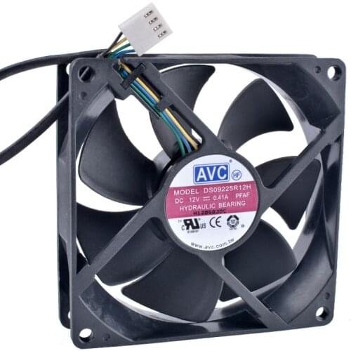 COOLING REVOLUTION DS09225R12H 9cm 90mm fan 9025 9225 12V0.41A 4pin PWM computer CPU intelligent temperature control cooling fan