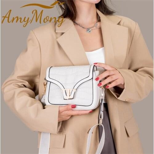 Women Luxury Designer Handbag Purses Lady Bag 100% Real Cowhide Square Female Cow Leather Messenger Shoulder Stone Pattern Sac