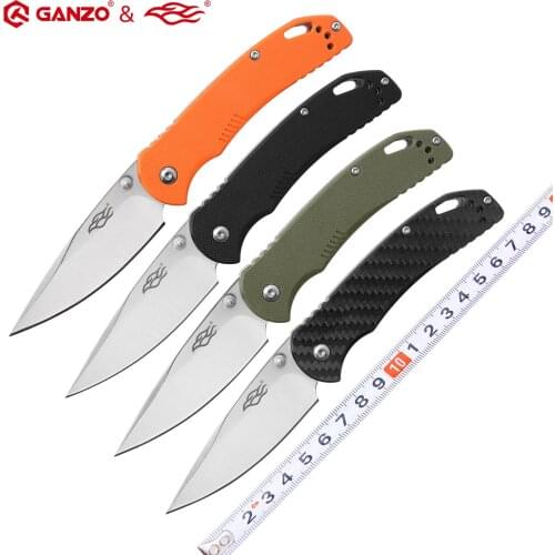Firebird Ganzo F753M1 58-60HRC 440C G10 or Carbon Fiber Handle Folding knife outdoor Survival Camping tool Pocket Knife edc tool